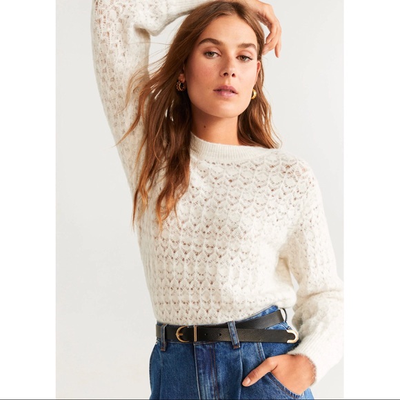 Mango Open Knit Sweater - Picture 2 of 4